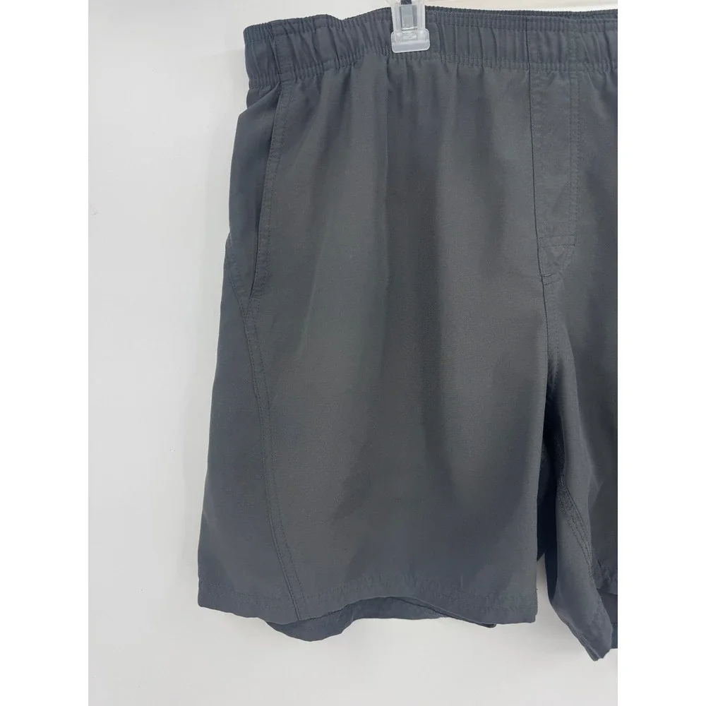 Nike Swim Men Gray Board Shorts‎ Trunks L Mesh Lined NESS4041 026 KO3511